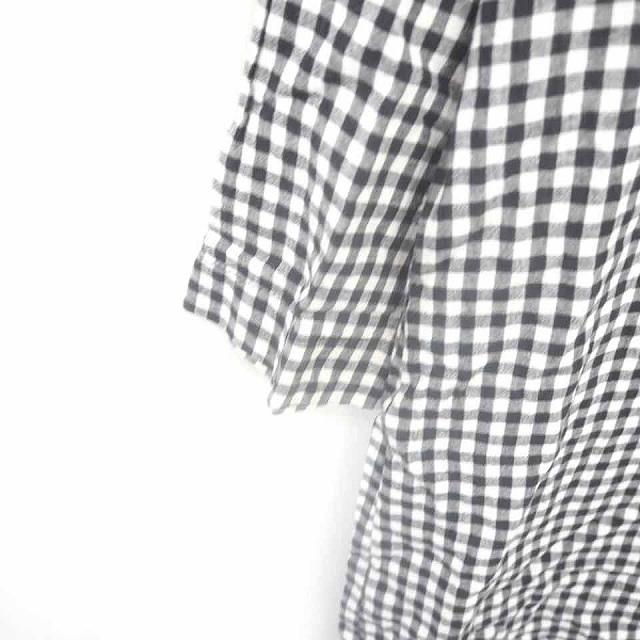 セドミックラスキー Sedmikrasky ワンピース ロング チェック キーネック 薄手 麻 リネン混 ブラック ホワイト 黒 白 Tt23 172 ブランド古着販売のベクトル 通販 Yahoo ショッピング