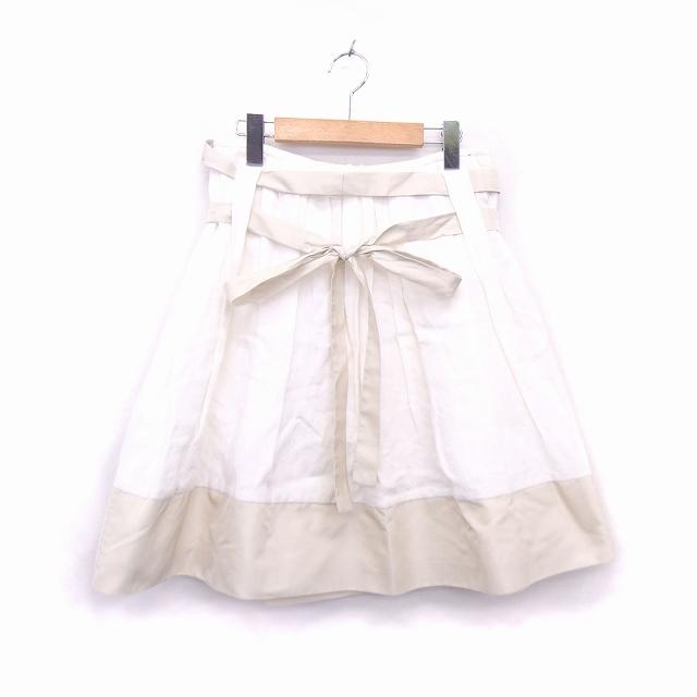 タラジャーモン TARA JARMON スカート スイング フレア 膝下 リネン 麻  