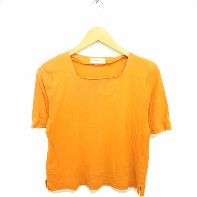 APTE STAFF TWO カットソー Tシャツ スクエアネック 無地 シンプル