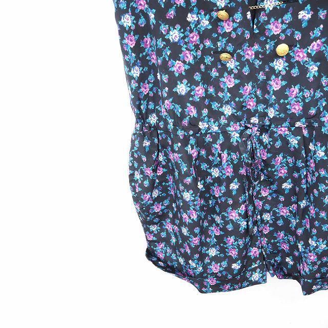 カージュ Khaju サロペット オールインワン 花柄 Vネック ミニ 