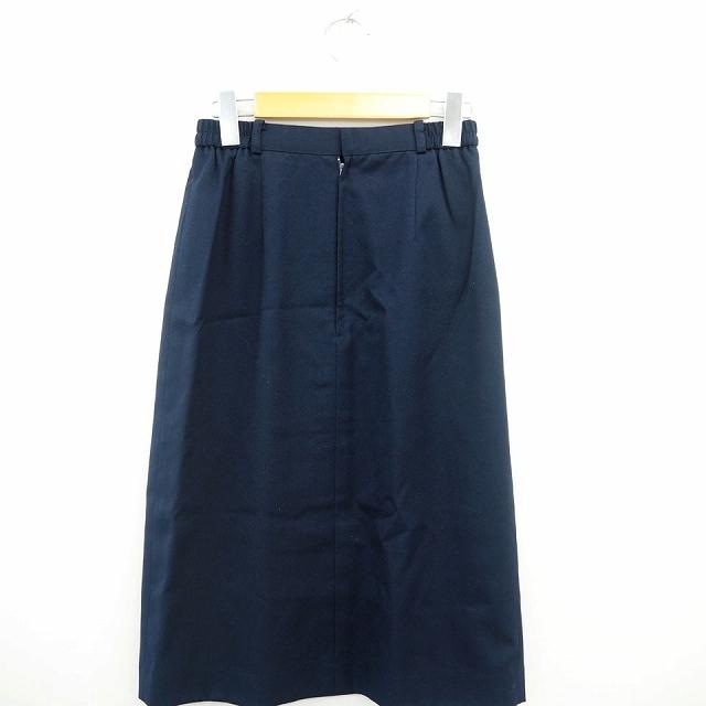 シムリー Simree スカート 台形 無地 ロング シンプル 9 ネイビー 紺