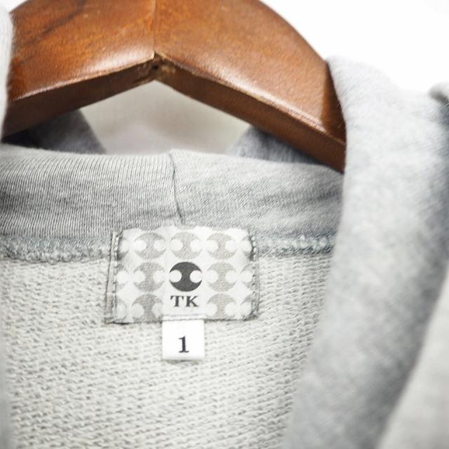 新作 トップス Tk Mixpice 中古 タケオキクチ ミクスパイス Tk M 中古 タケオキクチ ミクスパイス Tk Mixpice パーカー プルオーバー 文字プリント 長袖 コットン 綿 1 グレー Mt43 メンズ ベクトル 古着 Www Threeriversofs Com