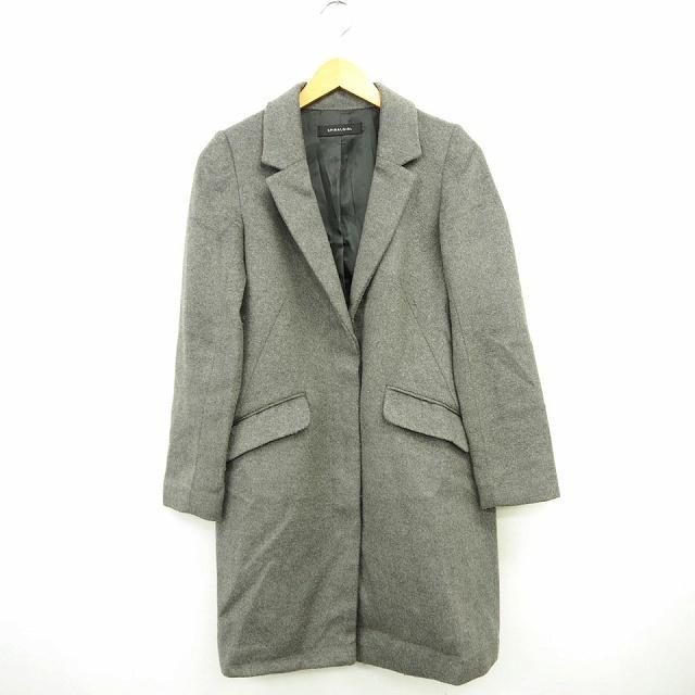 中古 スパイラルガール Spiralgirl チェスターコート アウター 無地 シンプル ひざ丈 長袖 ウール混 1 グレー Mt35 レディース ベクトル 古着 172 ブランド古着販売のベクトル 通販 Yahoo ショッピング