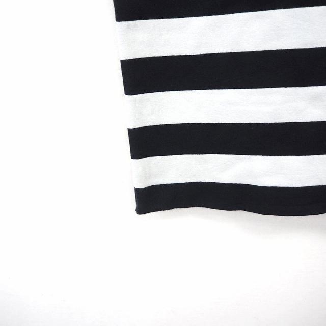 ミラオーウェン Mila Owen タイトスカート ひざ丈 ボーダー F グレー  