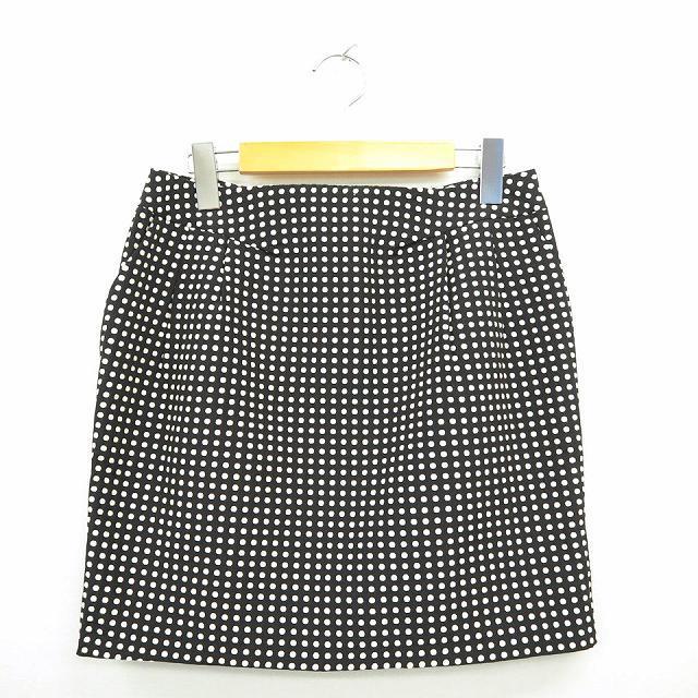 スピック&スパン Spick&Span タイトスカート ドット柄 水玉 ひざ丈 36  
