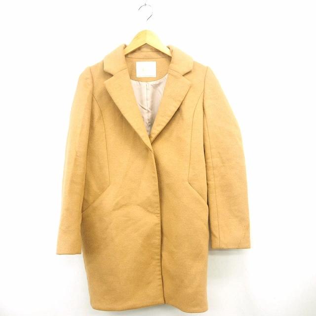 リリディア Lilidia チェスターコート アウター 無地 シンプル Vネック  