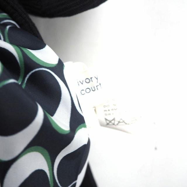 アイボリーコート ivory court ノーカラーコート アウター 無地 