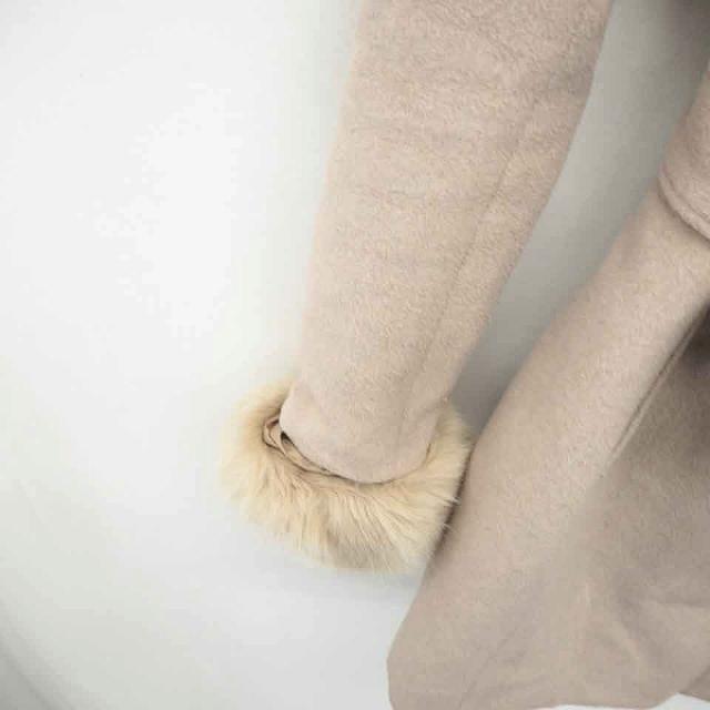 リエンダ rienda コート アウター ビッグカラー ミドル フェイクファー