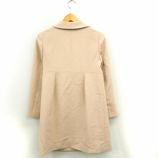 アナイ ANAYI ステンカラーコート アウター 無地 シンプル ひざ丈 長袖  