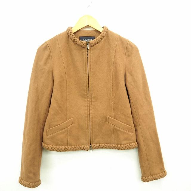 マカフィー MACPHEE トゥモローランド ノーカラージャケット アウター 編み 丸首 長袖 ウール カシミヤ混 40 ブラウン 茶 /MT16 :172-902110200180:ブランド古着販売のベクトル - 通販 - Yahoo!ショッピング マカフィー MACPHEE トゥモローランド ノーカラージャケット アウター 編み 丸首 長袖 ウール カシミヤ混 40 ブラウン 茶 /MT16 :172-902110200180:ブランド古着販売のベクトル - 通販 - Yahoo!ショッピング