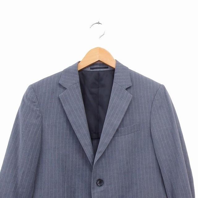 中古 ジーユー Gu ジャケット ブレザー テーラード ストライプ Xs グレー 灰 Kt16 メンズ ベクトル 古着 172 ブランド古着販売のベクトル 通販 Yahoo ショッピング