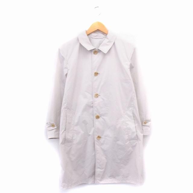 ジーユー Gu コート ステンカラー アウター ロング 無地 シンプル S アイボリー 白 Kt17 メンズ 172 ブランド古着販売のベクトル 通販 Yahoo ショッピング