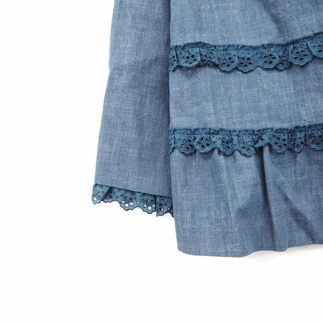 中古 ユニバーバル ミューズ Univerval Muse ノーカラージャケット アウター レース 丸首 長袖 コットン 綿 ネイビー 紺 Mt19 レディース ベクトル 古着 172 ブランド古着販売のベクトル 通販 Yahoo ショッピング