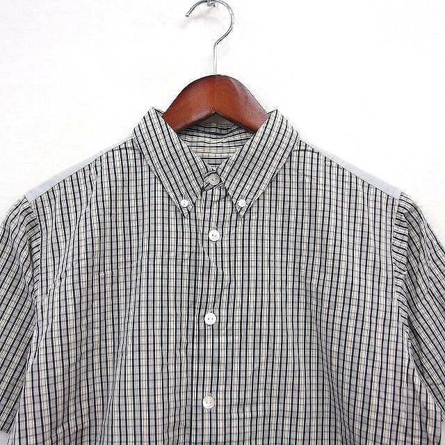 アイアムアイ I Am I シャツ カジュアル チェック 無地 半袖 コットン 綿 2 グレー ブラック 黒 Mt45 メンズ 172 ブランド古着販売のベクトル 通販 Yahoo ショッピング