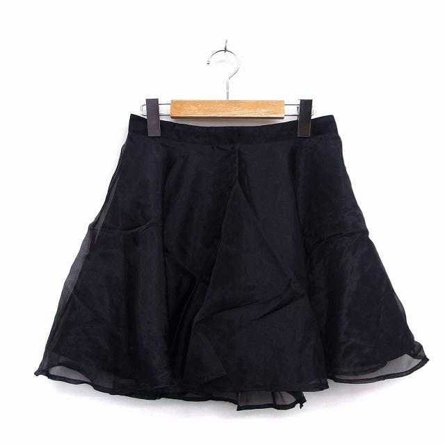 H&M エイチ&エム フレア ミニ スカート シフォン 無地 シンプル H&M エイチ&エム フレア ミニ スカート シフォン 無地 シンプル