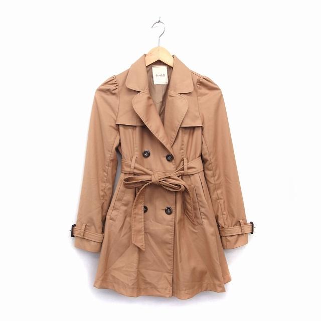 dazzlin ダズリン トレンチ コート ミディ丈 ペプラム パワー