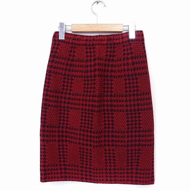千鳥格子 スカート 赤（ファッション）の商品一覧 通販 - Yahoo  