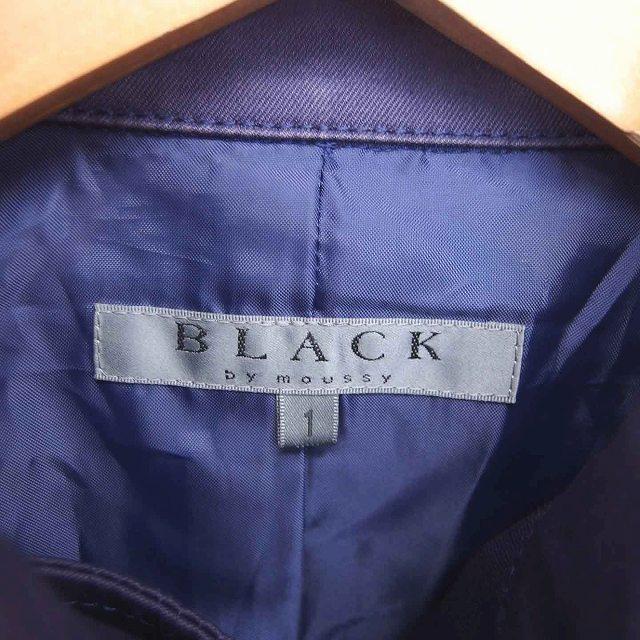 ブラック バイ マウジー BLACK by moussy トレンチ コート アウター ミドル ベルト ダブルボタン 総裏地 1 パープル 紫 /TT37｜vectorpremium｜03