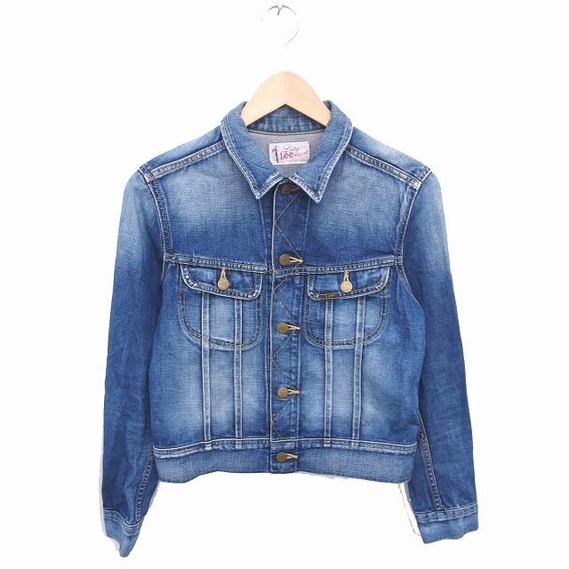 リー Lee ジージャン Gジャン デニム ジャケット ウォッシュ加工 長袖 M 紺 インディゴ Tt1 レディース 172 ブランド古着販売のベクトル 通販 Yahoo ショッピング