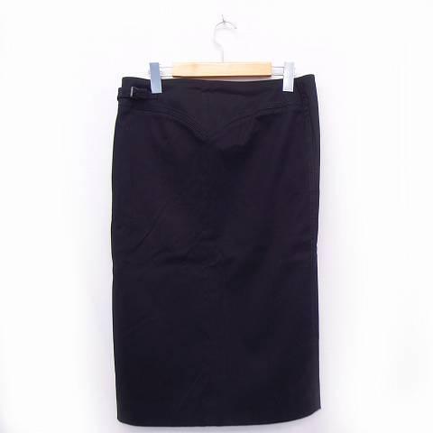 グッチ GUCCI 国内正規 スカート ひざ丈 タイト スリット ステッチ 42  