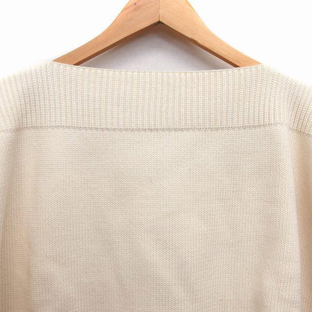 カトルナフ 36Quatre-Neuf セーター ニット サブリナネック 長袖 綿混  