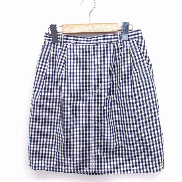 ビュルデサボン bulle de savon ギンガムチェック コクーン スカート