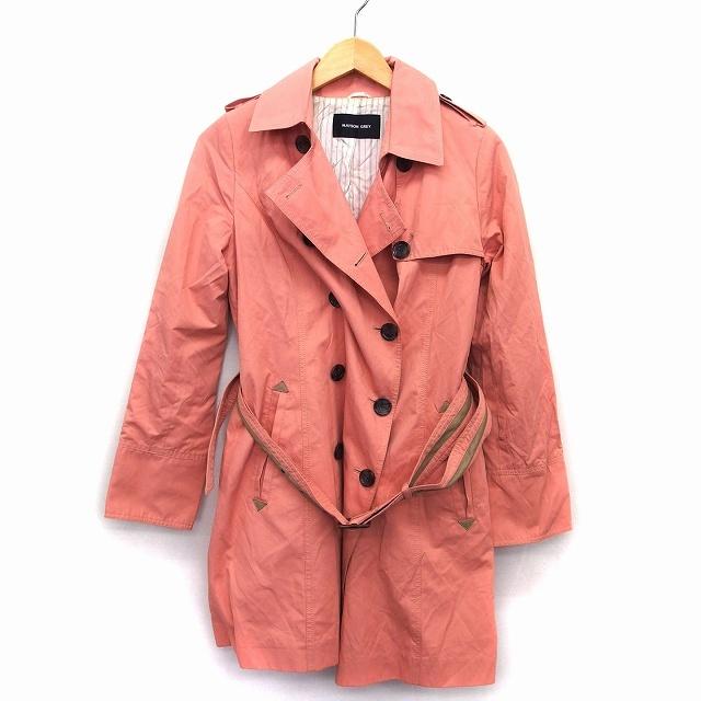 【MAYSON GREY】　トレンチコート　レディース メイソングレイ MAYSON GREY トレンチ コート ミドル 綿混 無地