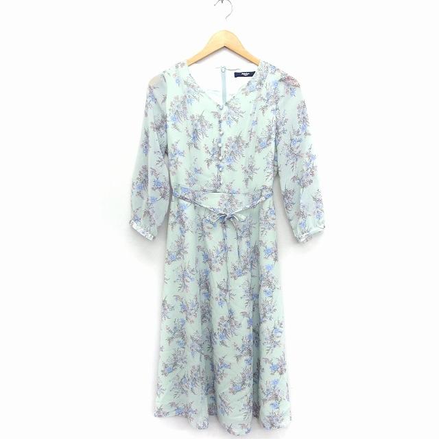 中古 未使用品 ファビュラス アンジェラ Fabulous Angela タグ付き 草花柄 フレア ワンピース ロング F ライトグリーン Ft41 レディース ベクトル 古着 172 ブランド古着販売のベクトル 通販 Yahoo ショッピング