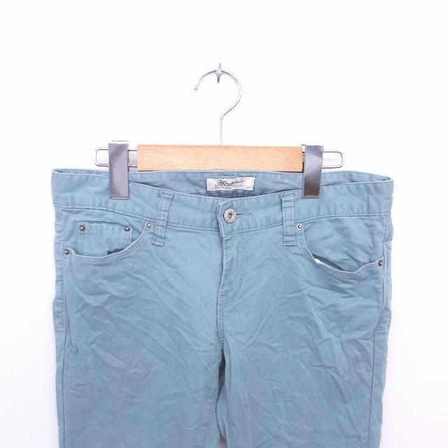 新しいエルメス ジップフライ パンツ スキニー Moussy By Azul アズールバイマウジー 中古 薄手 古着 ベクトル レディース Tt7 グリーン 薄緑 M シンプル 無地 スキニー レギパン Www We Job Com