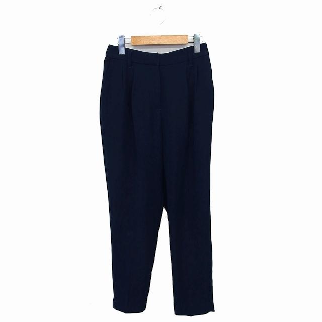 ニコアンド Niko and.. BASIC タック テーパード パンツ 無地 シンプル ネイビー 紺 /FT4 レディース :172-902203230095:ブランド古着販売のベクトル 通販 ICB アンクルパンツ テーパードパンツ タックパンツ コットン ドロスト