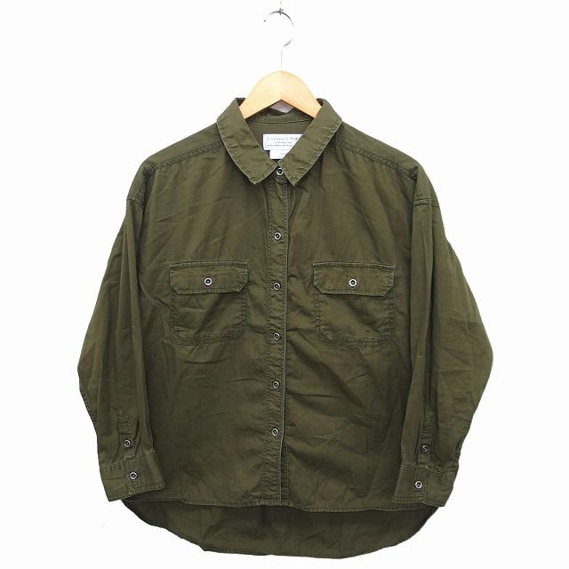 中古 チャオパニック ティピー Ciaopanic Typy ミリタリー シャツ ブラウス 長袖 コットン 綿 One カーキ Ft34 レディース ベクトル 古着 172 ブランド古着販売のベクトル 通販 Yahoo ショッピング