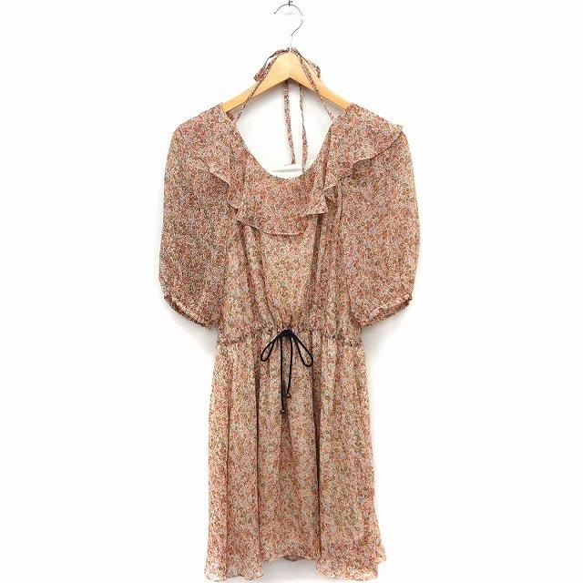 N Natural Beauty Basic N ナチュラルビューティーベーシック 花柄 ワンピース ロング ボートネック 五分袖 M ピンク Ft レディース 172 ブランド古着販売のベクトル 通販 Yahoo ショッピング