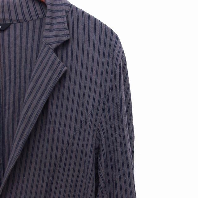 ジョンブル JOHNBULL ストライプ柄 テーラード ジャケット アウター 綿