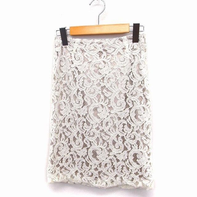 中古 クードシャンス Cdec Coup De Chance レース スカート タイト ペンシル ひざ下丈 36 ベージュ Ft23 レディース ベクトル 古着 172 ブランド古着販売のベクトル 通販 Yahoo ショッピング