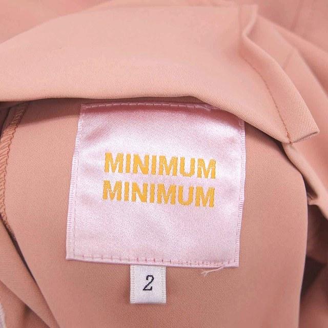 ミニマム MINIMUM テーラード ジャケット アウター 背抜き レース 薄手 