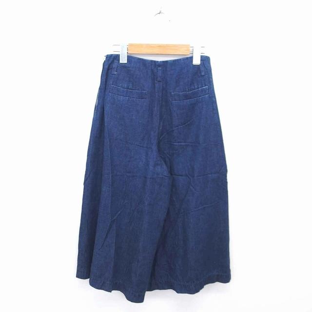 プラージュ Plage ワイド パンツ デニム シャンブレー ウォッシュ加工