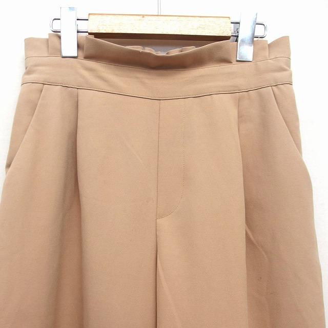 最終価格 【美品】 ROPE PICNIC ベージュ パンツスーツ 38 M ROPE' PICNIC（ロペ ピクニック） ROPE Picnic ワイド パンツ 無地