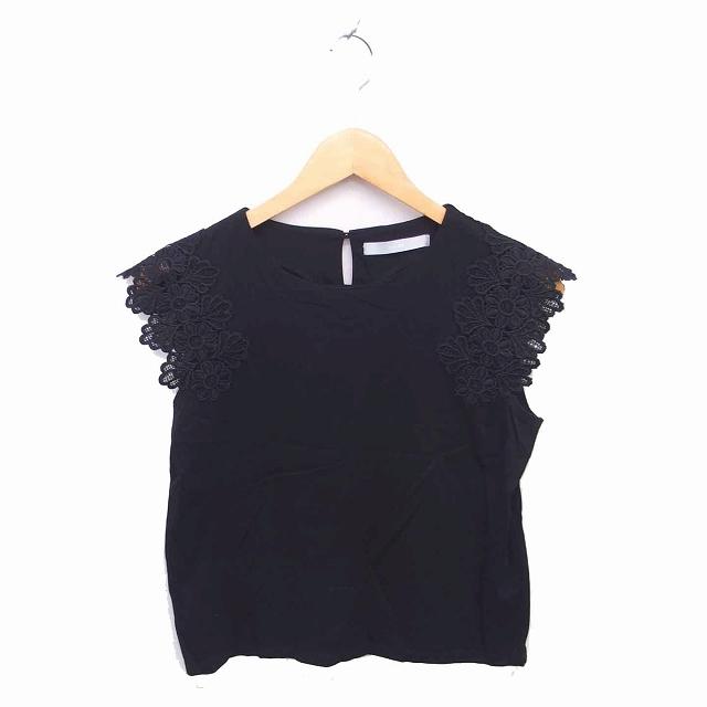 ef-de エフデ Maglie Black レースドッキングドレス 13 半袖 ef-de エフデ Maglie Black レースドッキングドレス 13 半袖