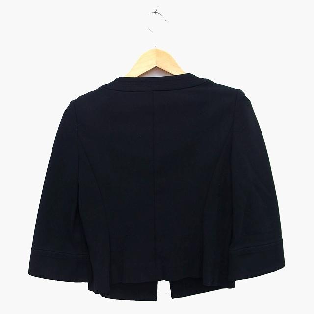 M-premierBLACK ノーカラージャケット 38 ダブルクロスノーカラージャケット: M-PREMIER公式通販｜m-i-d e