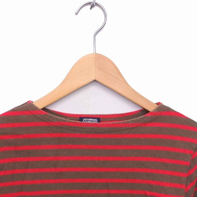 ジャーナルスタンダード twwバスクボーダーtシャツ バスクボーダー クルーネックプルオーバー（Tシャツ/カットソー