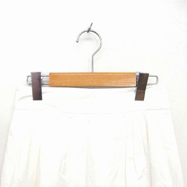 まとめ買い特価 ボールジー BALLSEY トゥモローランド スカラップ 薄手 スカート タイト 白 TT13 レディース ひざ丈 36 刺繍  ホワイト スカート
