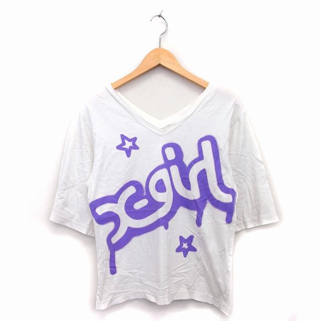 Xgirl☆七分袖カットソー☆size1 - 長袖