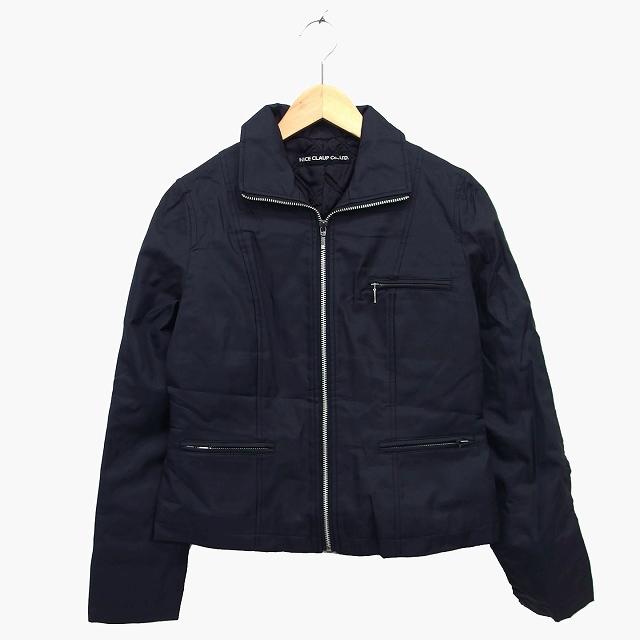 ナイスクラップ NICE CLAUP 中綿 ジャケット ジャンパー ブルゾン 無地  