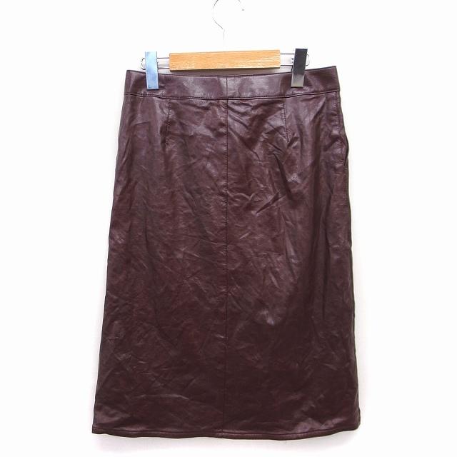 新品MACPHEE マカフィートゥモローランドレザータイトスカート