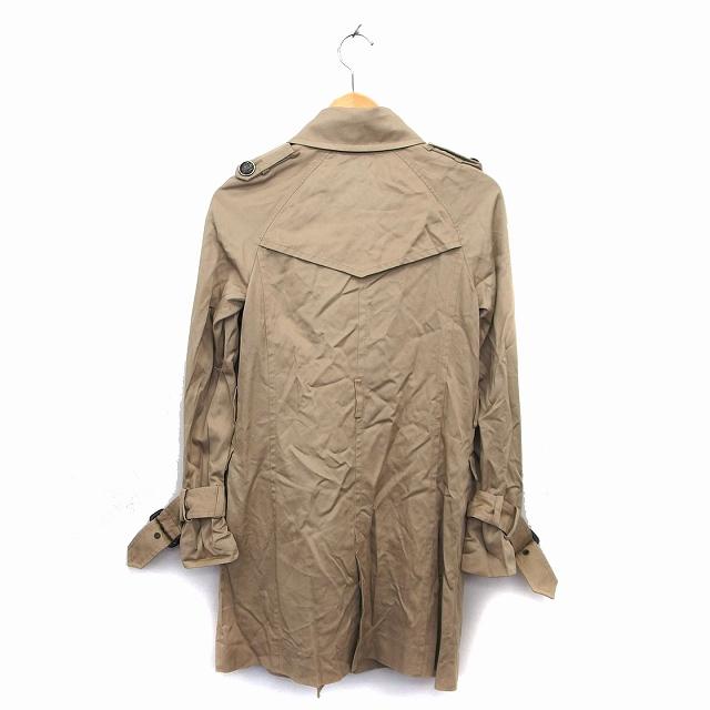 AULA AILA アウラアイラ トレンチ コート アウター ダブル ミドル 無地  