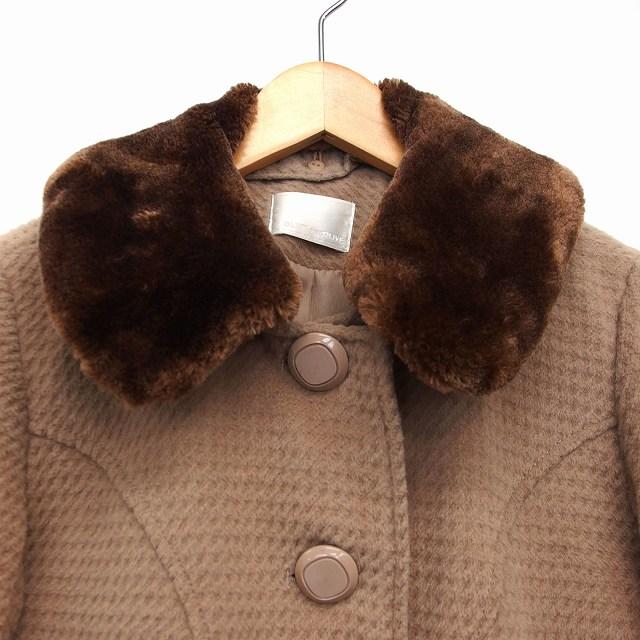 オリーブデオリーブ OLIVE des ステンカラー コート ミドル丈 起毛 