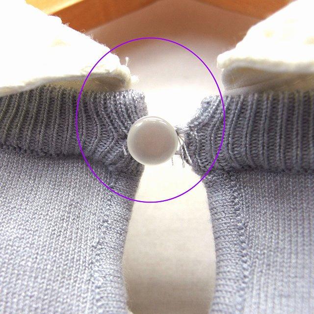 ロディスポット LODISPOTTO ニット カットソー 半袖 衿付き レース 
