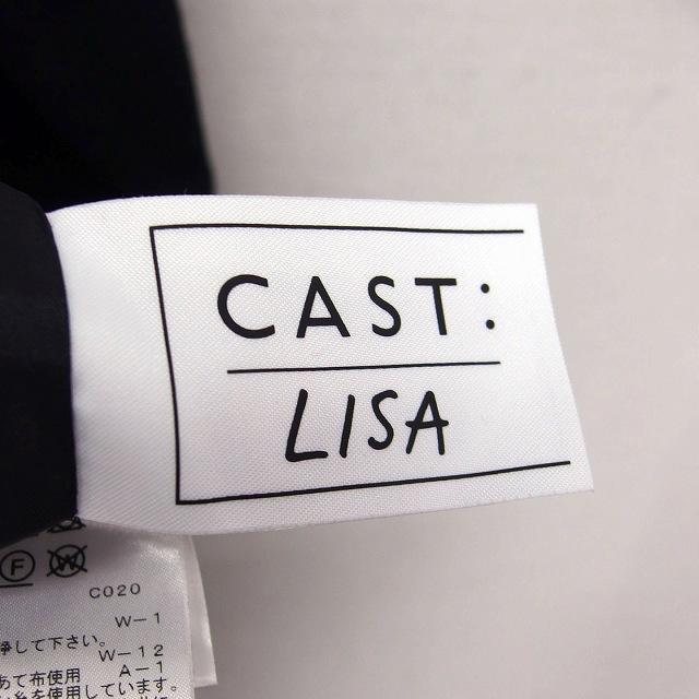 キャストコロン CAST： リサ LISA 切替 ワンピース ロング 長袖 ニット