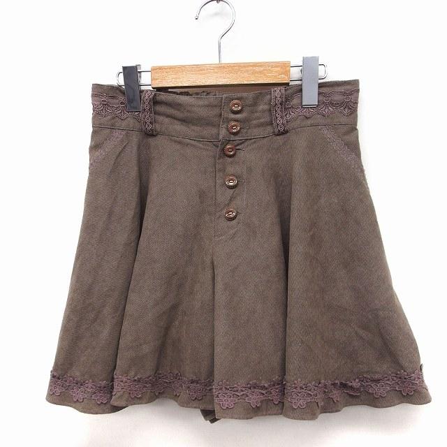 axes femmeスカート見えキュロットパンツＭ - 通販
