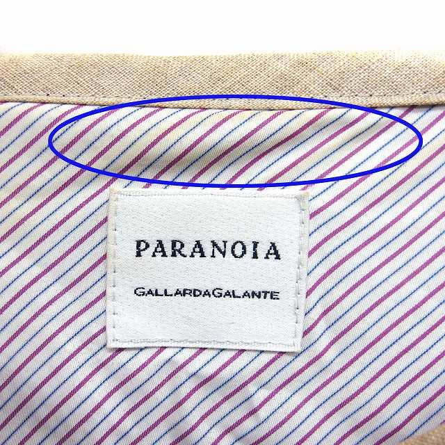 パラノイア PARANOIA チェック柄 ワンピース 半袖 ロング オープン 